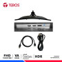 MONITOR GAMING TEROS TE-2766G, 27" CURVO VA, FHD, 180Hz, 1ms, FreeSync